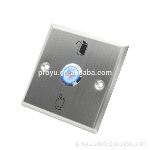 Stainless steel door exit button with LED light for night use good quality door control exit switch door release button